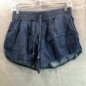 Hype Shorts Women Size Large Blue